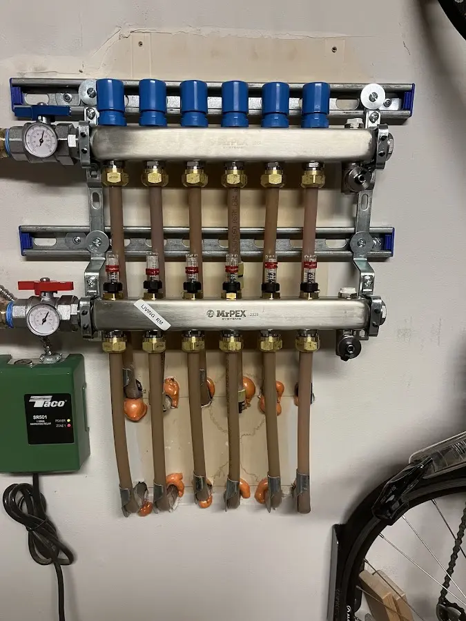 Plumber performing Gas Line Installation at a residential property in Malvern